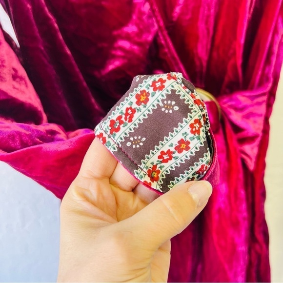 Maeve Anthropologie Pink Crushed Velvet Dress 00 NWT - Picture 6 of 12